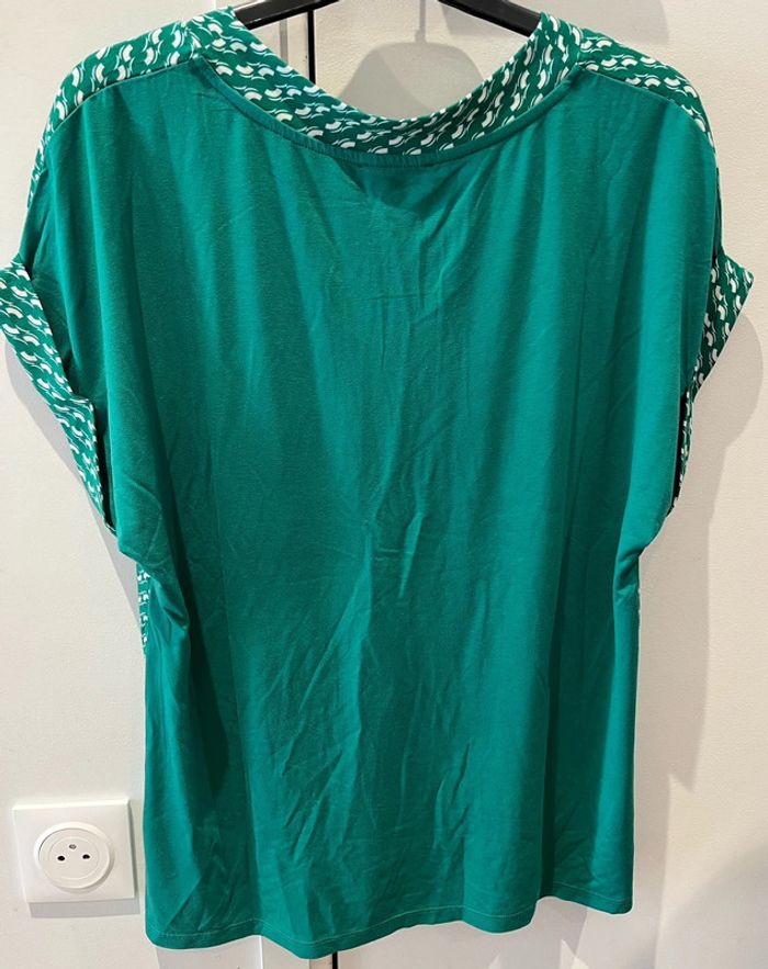 Blouse verte Caroll neuve Taille M - photo numéro 5