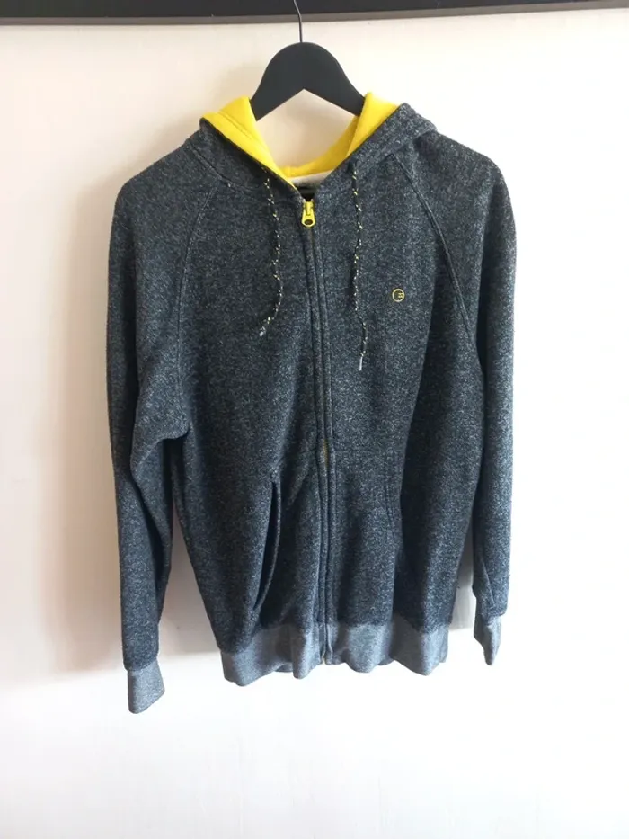Gilet zippé Billabong gris foncé