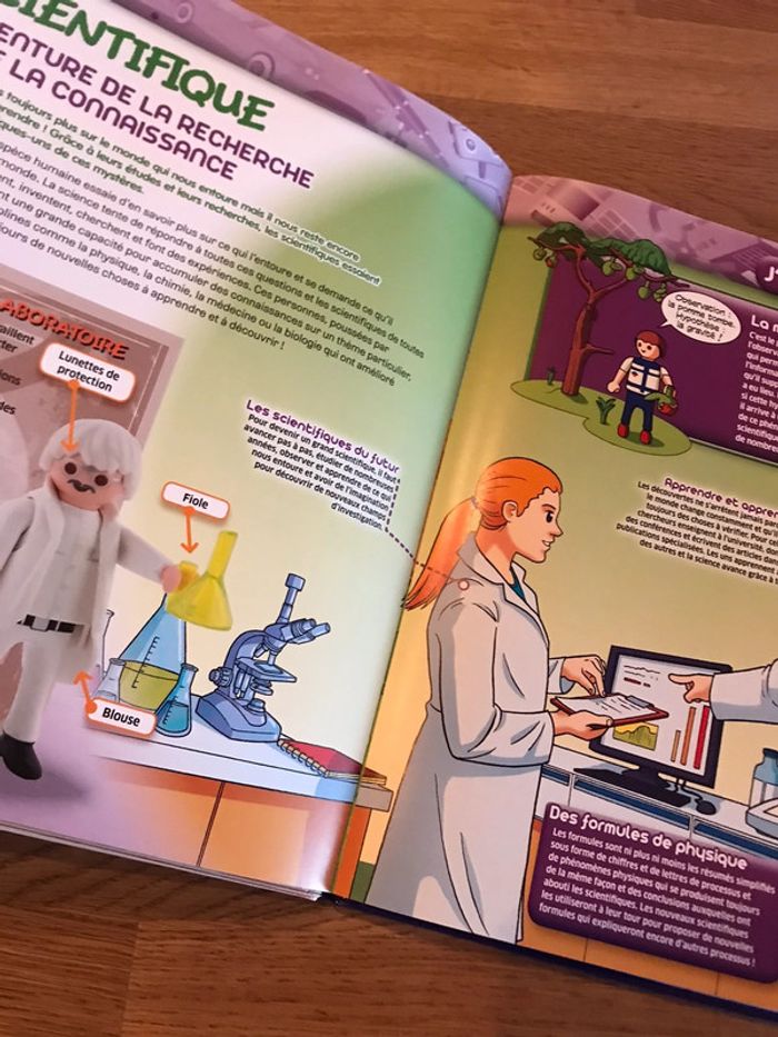 Livre Playmobil Aventures de l’histoire Numéro 52 Les découvertes scientifiques - photo numéro 7