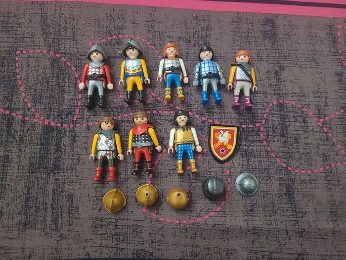 Lot de chevaliers + accessoires