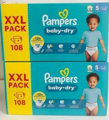Couches Pampers taille 5