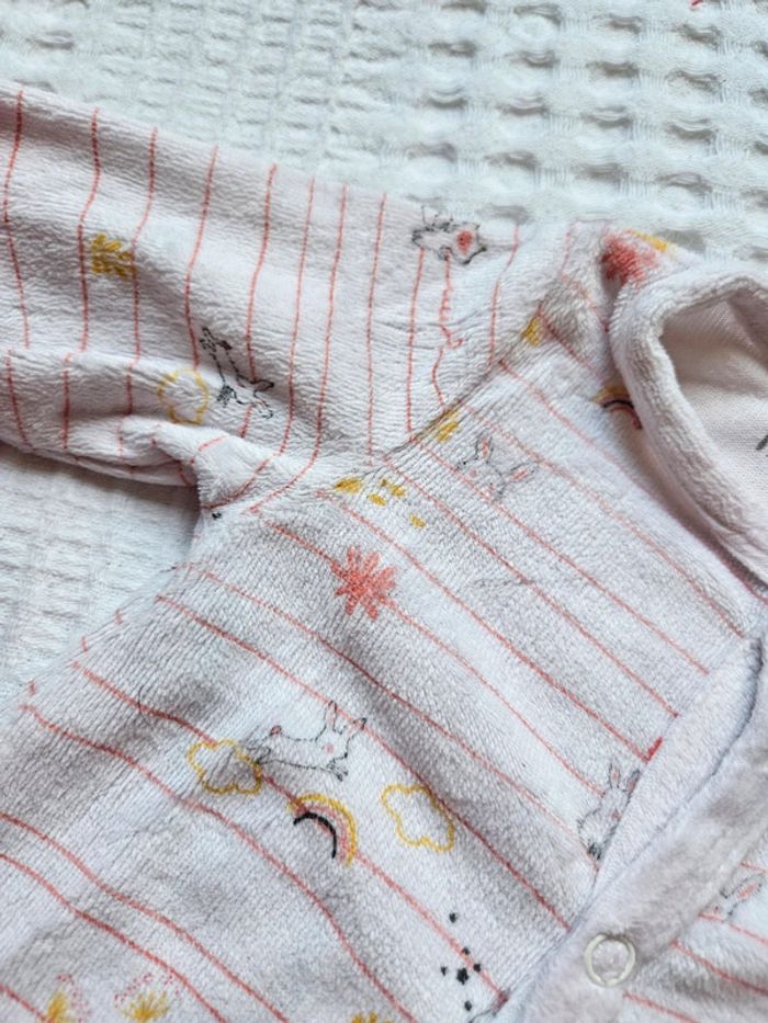 Pyjama velours 1 mois - photo numéro 3