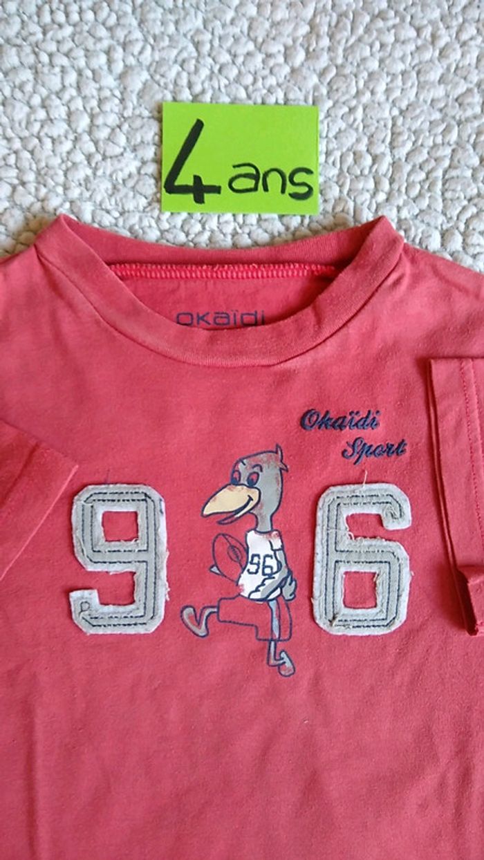 Tee-shirt manches courtes Okaïdi 4A - photo numéro 2