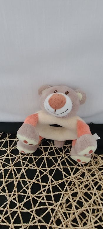 Peluche Hochet Doudou Anneau Nattou