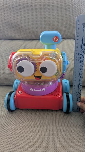 🤖 Fisher-Price – Jo le Robot 4 en 1. Jouet d'éveil interactif - dès 6 mois