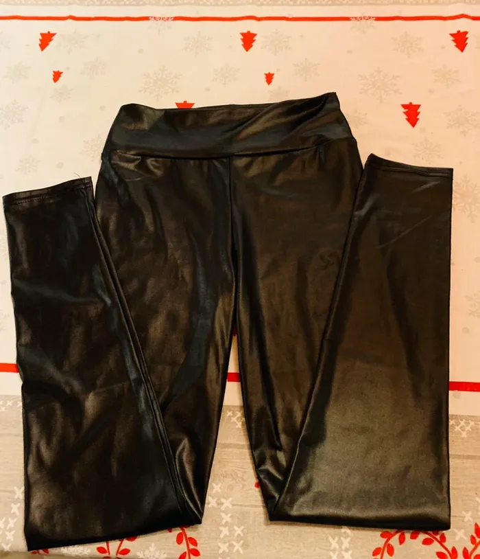 Legging noir brillant - photo numéro 2