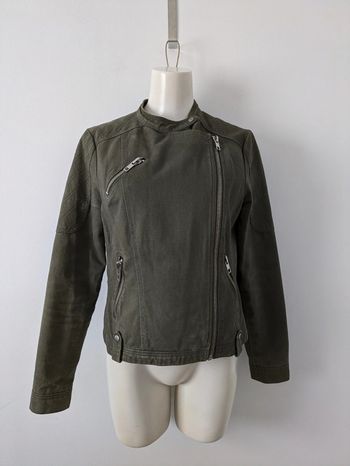 Veste zippée courte en coton - Sud express - taille 38