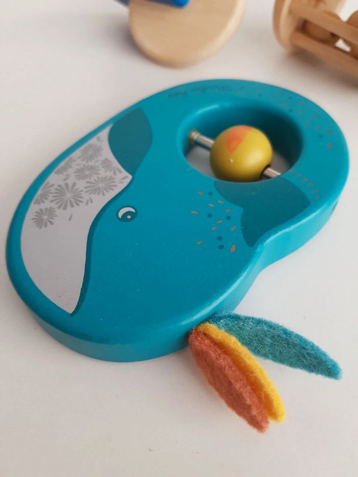 Cubes sensoriels en bois Haba et hochet Moulin Roty - photo numéro 9