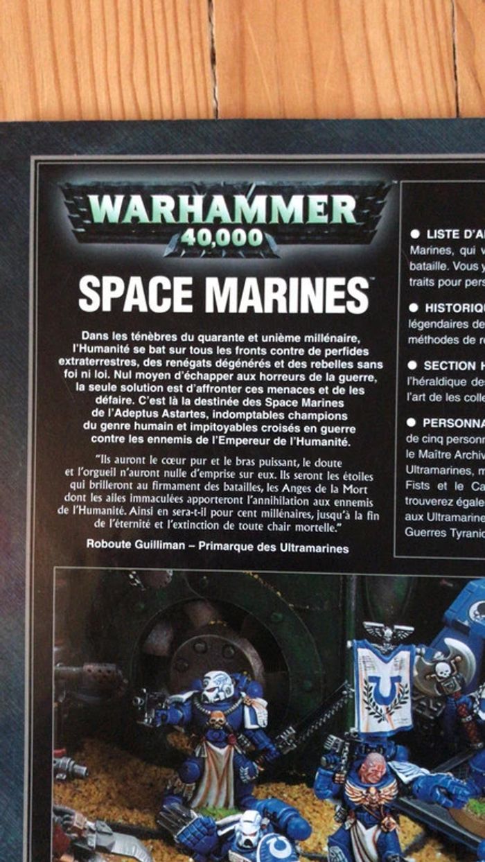 🤩 warhammer 40000  Superbe catalogue Space marines - photo numéro 6