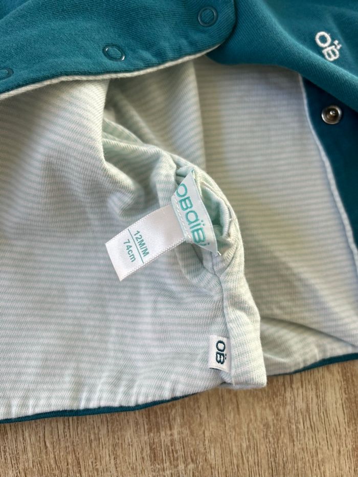 Gilet réversible bébé fille - photo numéro 2