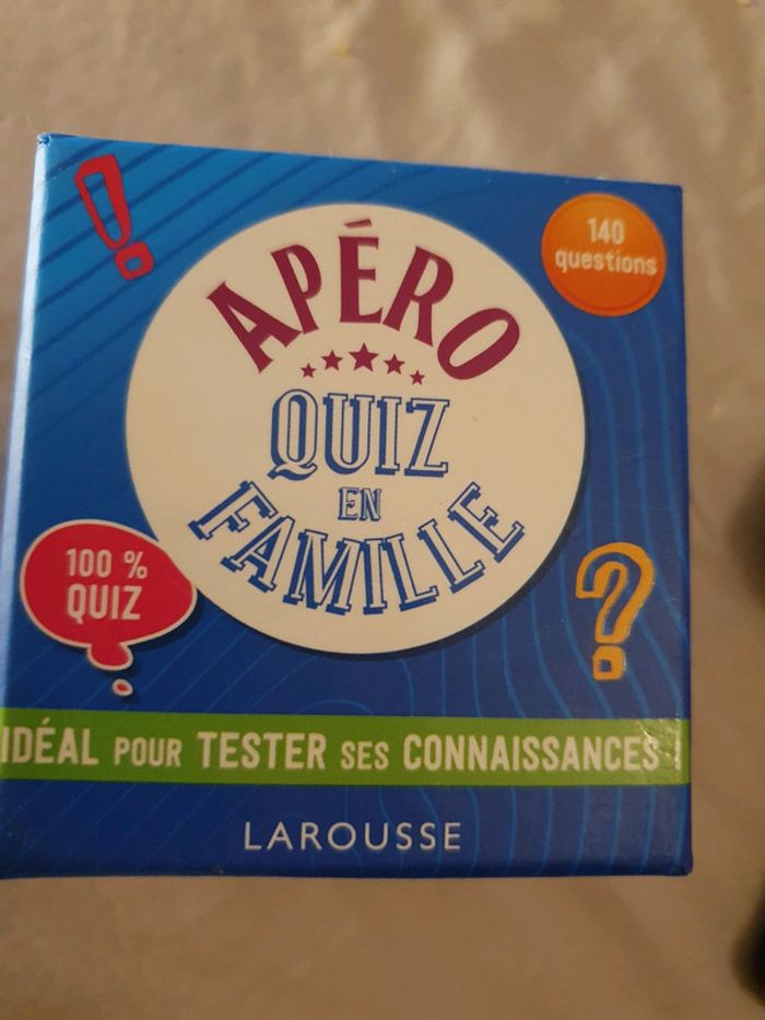 Jeu Apéro Quiz en Famille Larousse