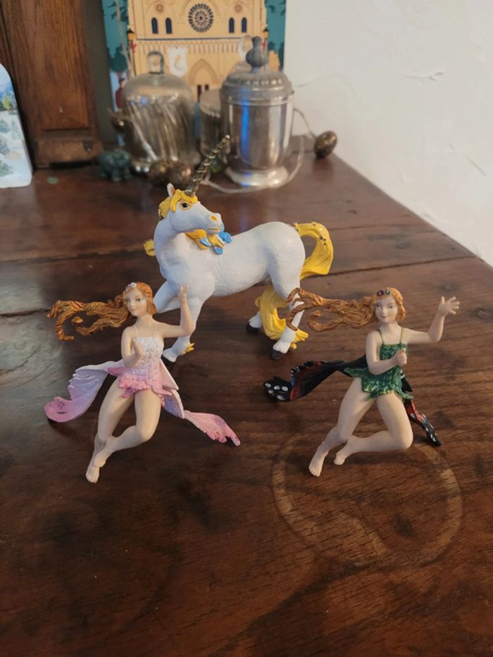 Vends lot licorne et fees papo 2002/2004