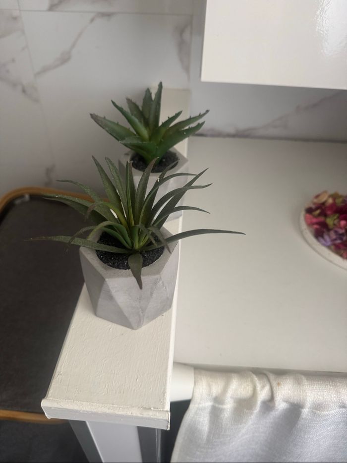 Lot de 2 plantes artificielles