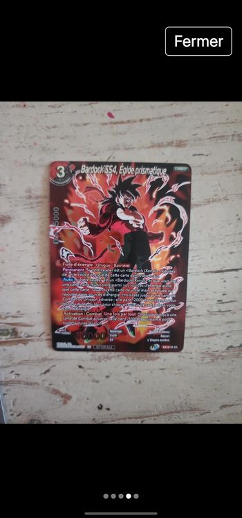 Carte dragon ball card game fr