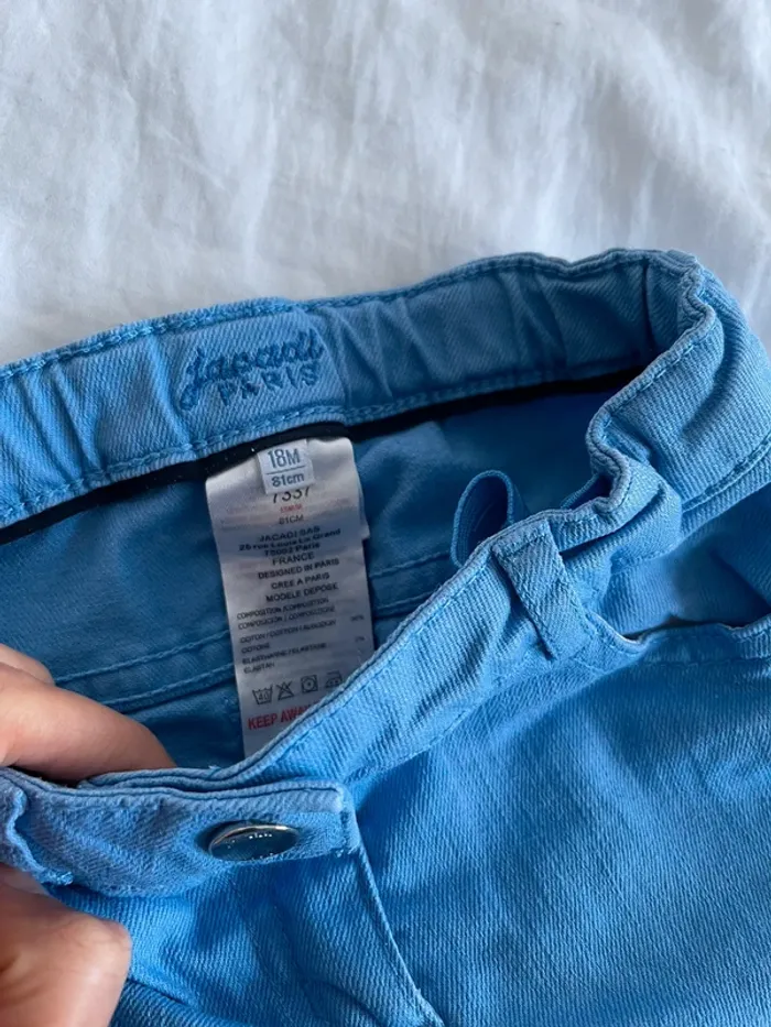 Lot de 2 jeans Jacadi Neuf 18 mois - photo numéro 3