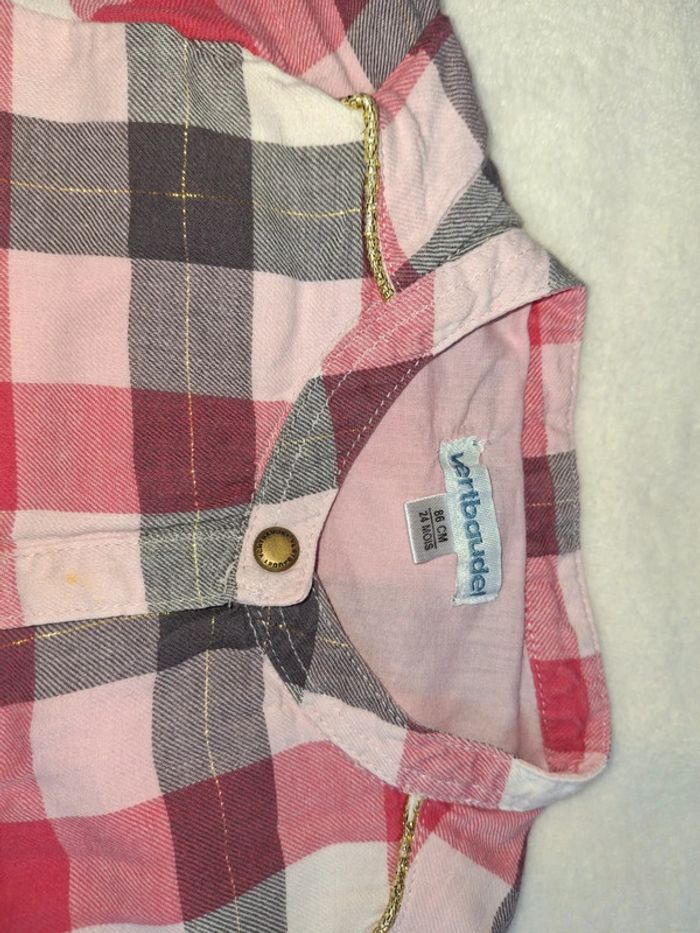 Robe a carreaux fille - photo numéro 3