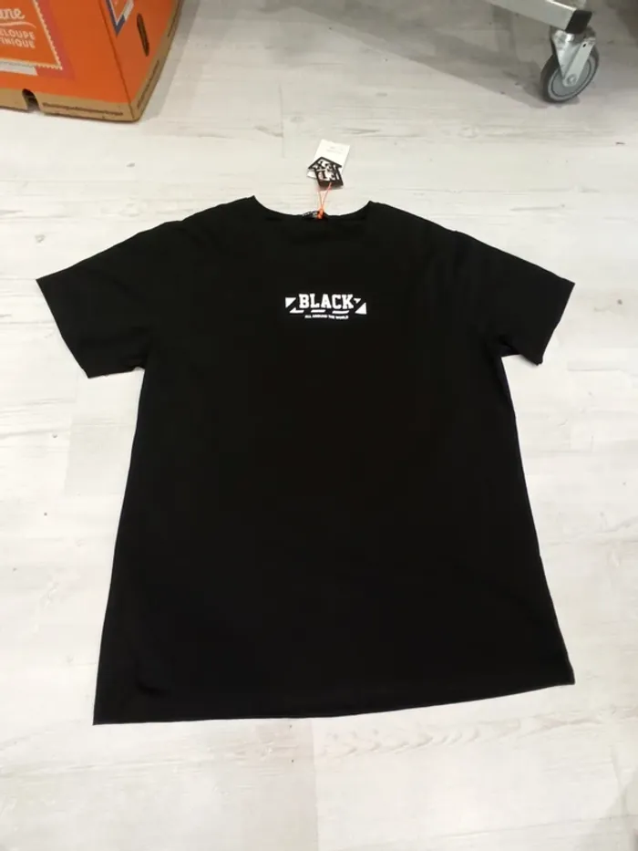 Tee shirt noir homme xxl - photo numéro 3