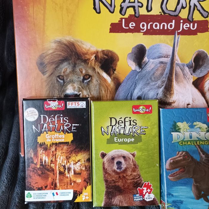 Lot jeu de cartes défi  nature - photo numéro 2