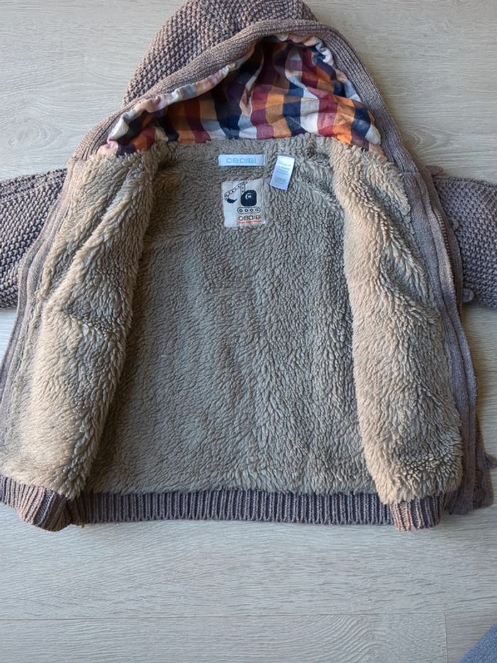 Gilet très chaud fourré polaire 80 cm - photo numéro 3