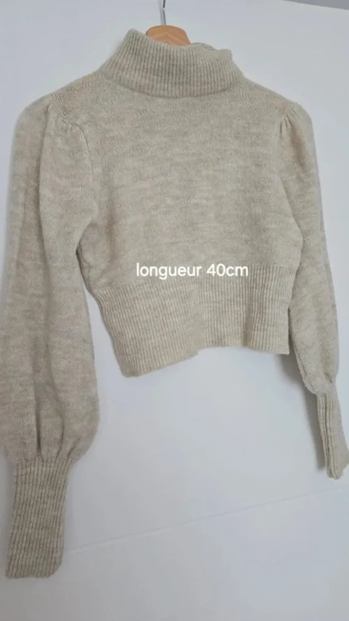 Pull beige - photo numéro 2