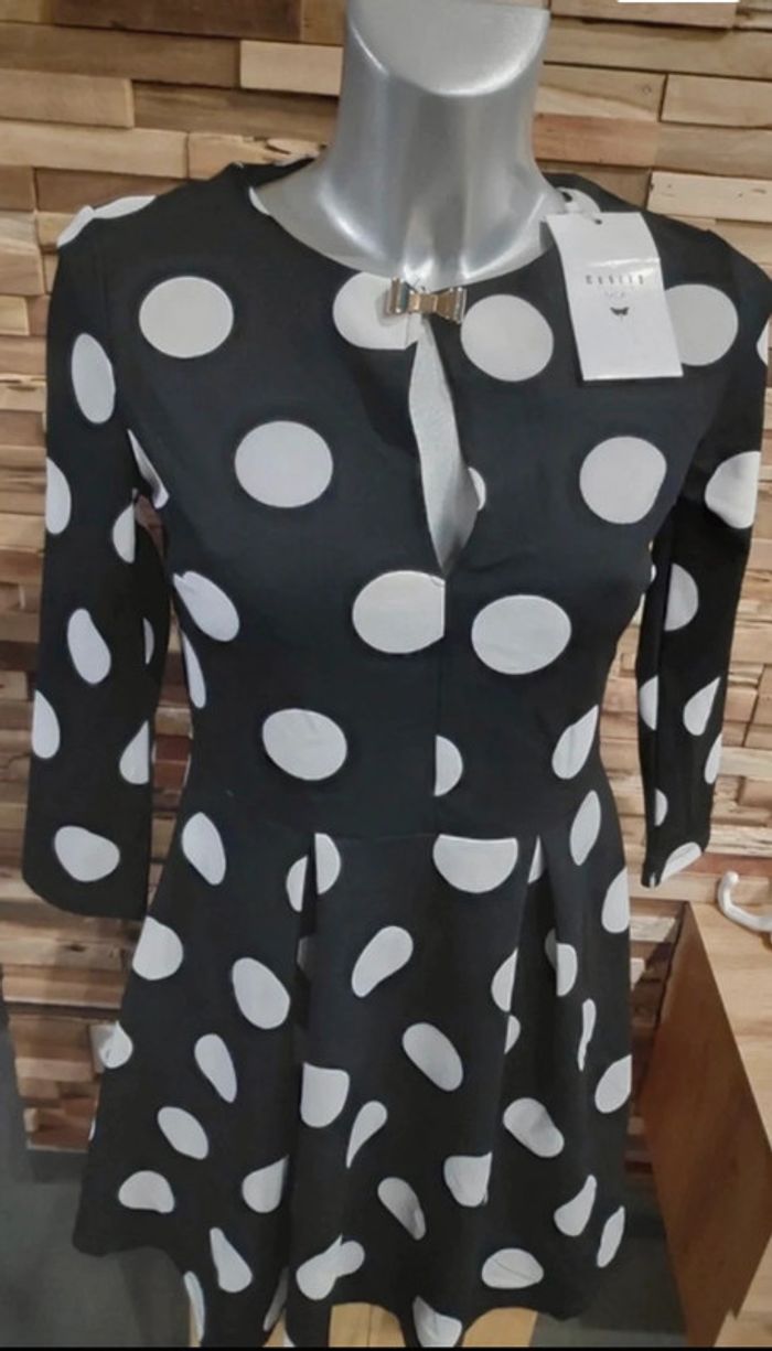 Robe à pois  sexy Taille S