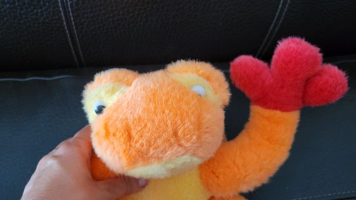Peluche grenouille orange - photo numéro 5