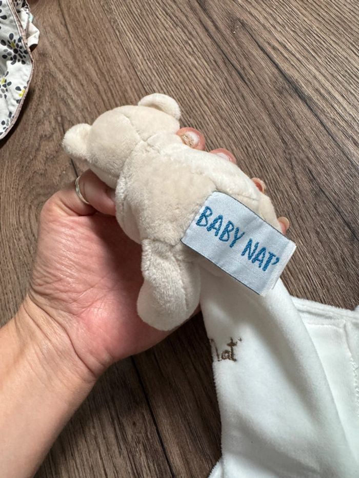 Doudou mouchoir baby nat’ nounours - photo numéro 2