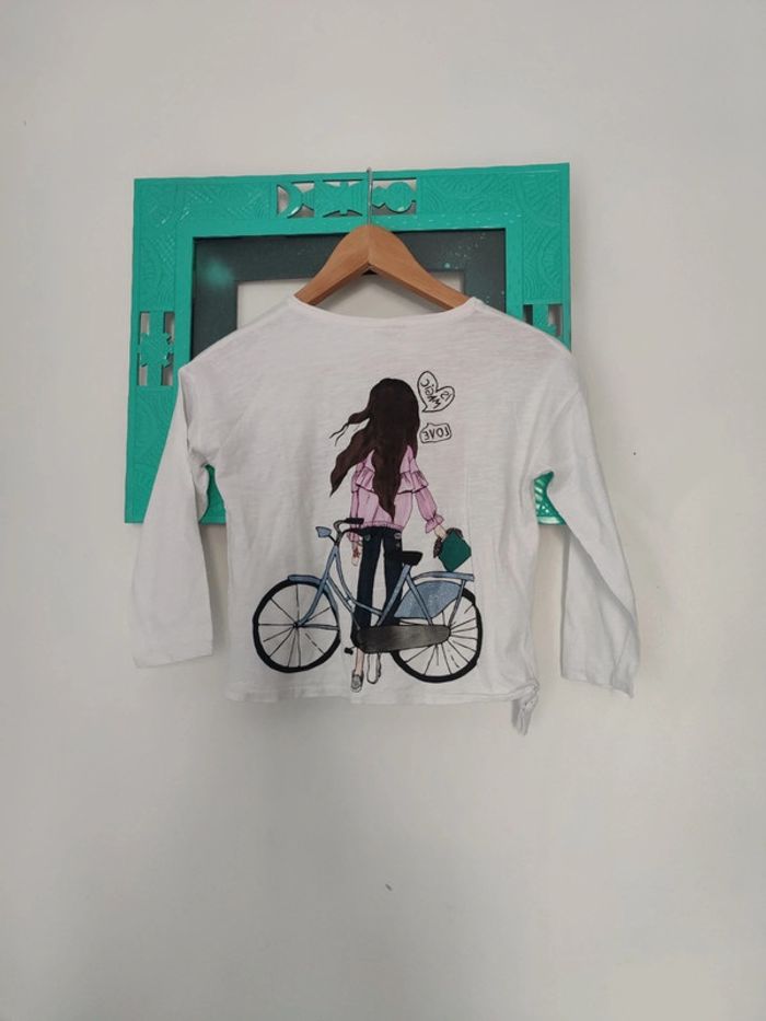 💐 tee shirt manches longues Zara fille en 7 ans💐 - photo numéro 4