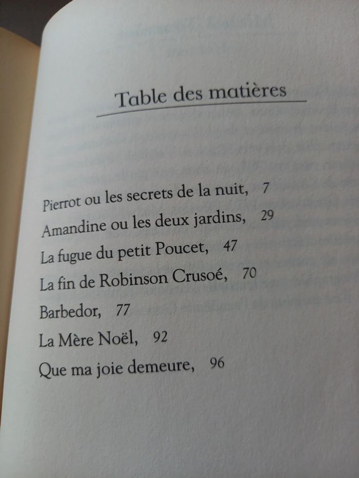 Sept contes. Michel Tournier - photo numéro 3
