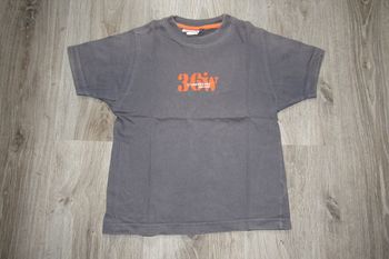  TEE SHIRT MC GRIS GARÇON "DÉCATHLON" - 6 ANS - n°03