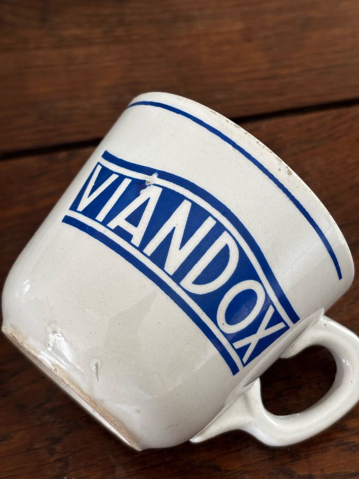 Vintage ensemble de deux tasses viandox - photo numéro 2
