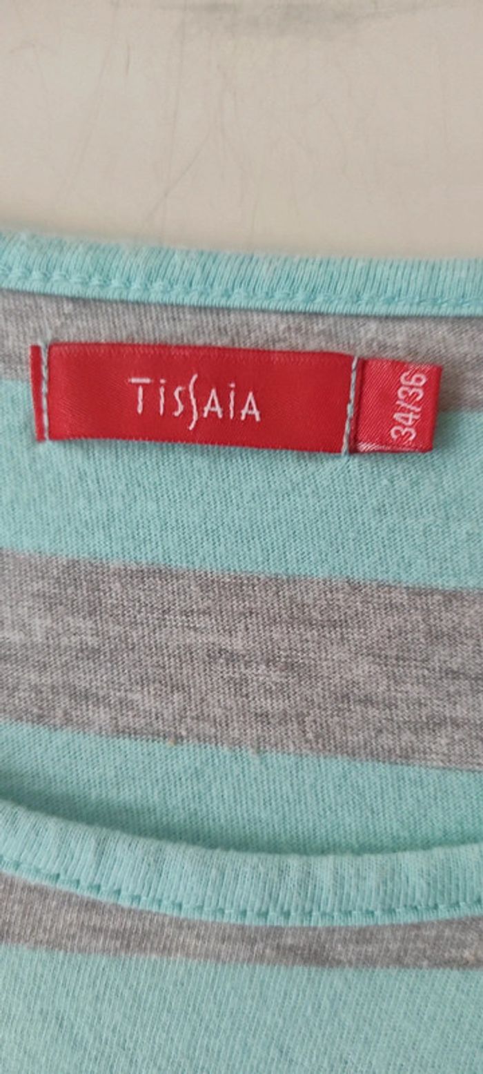 💐T-shirt manche longue - tissaia - taille 34/36 - Très bon état💐 - photo numéro 3