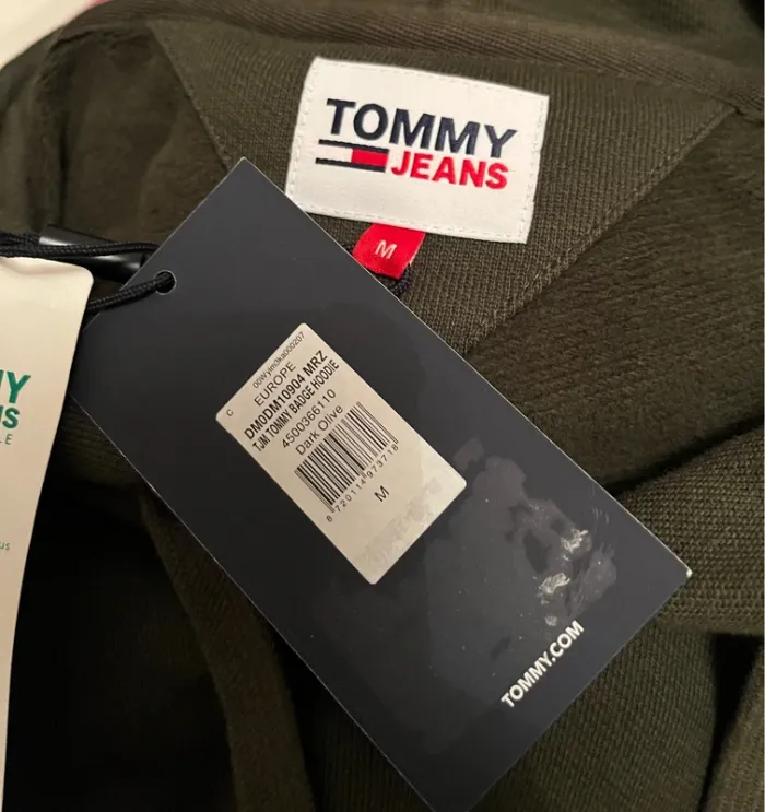Sweat tommy jeans kaki - photo numéro 4