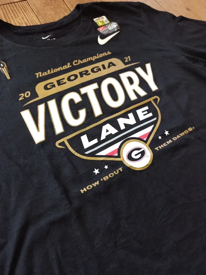 T-shirt Georgia bulldogs nike college football playoff 2021 - photo numéro 2