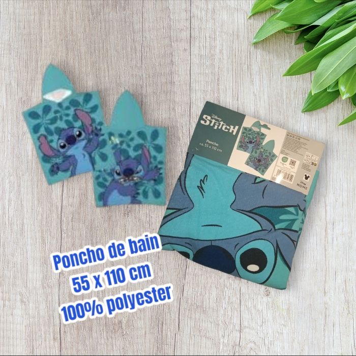Poncho de bain stitch disney