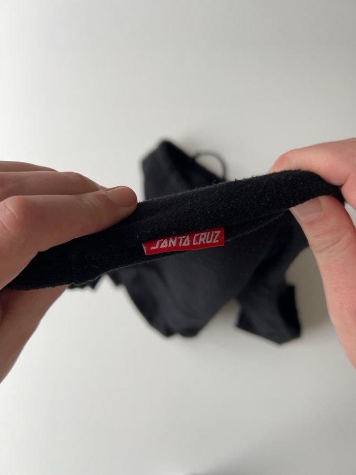 Sweat capuche Santa Cruz - Noir - Taille S - Très bon état - photo numéro 5