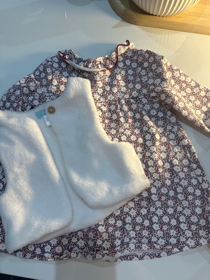 Ensemble robe et veste sans manches OBAÏDI