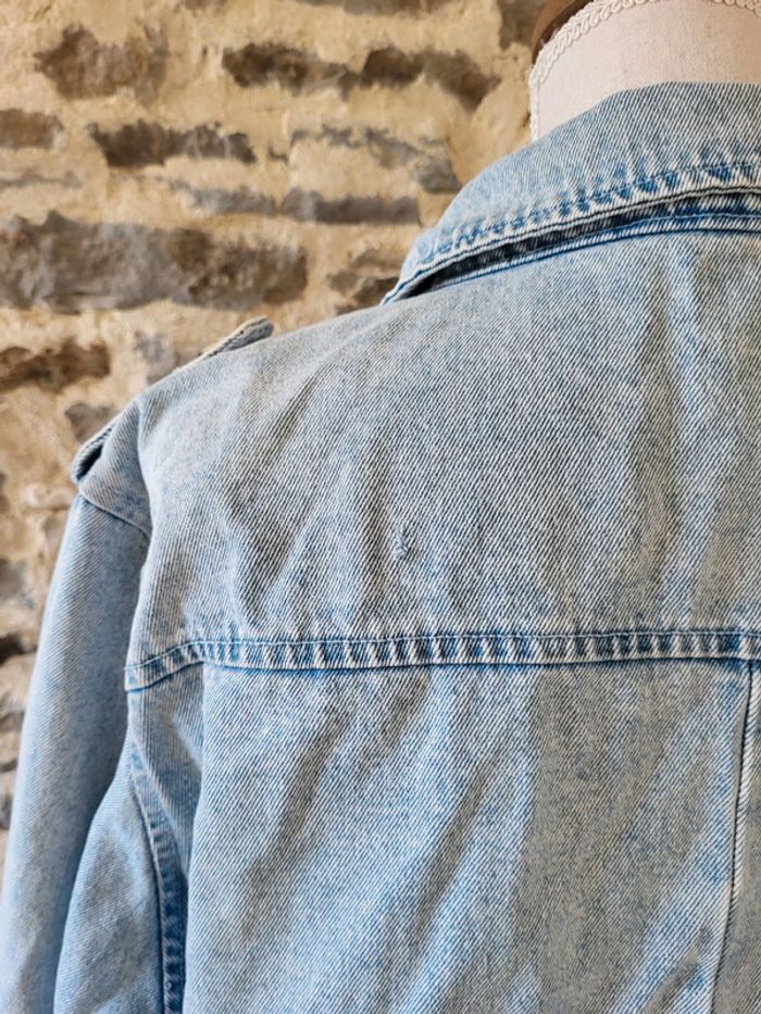 Veste en jean oversize bleue claire Denim Co Taille 44 46 - photo numéro 17