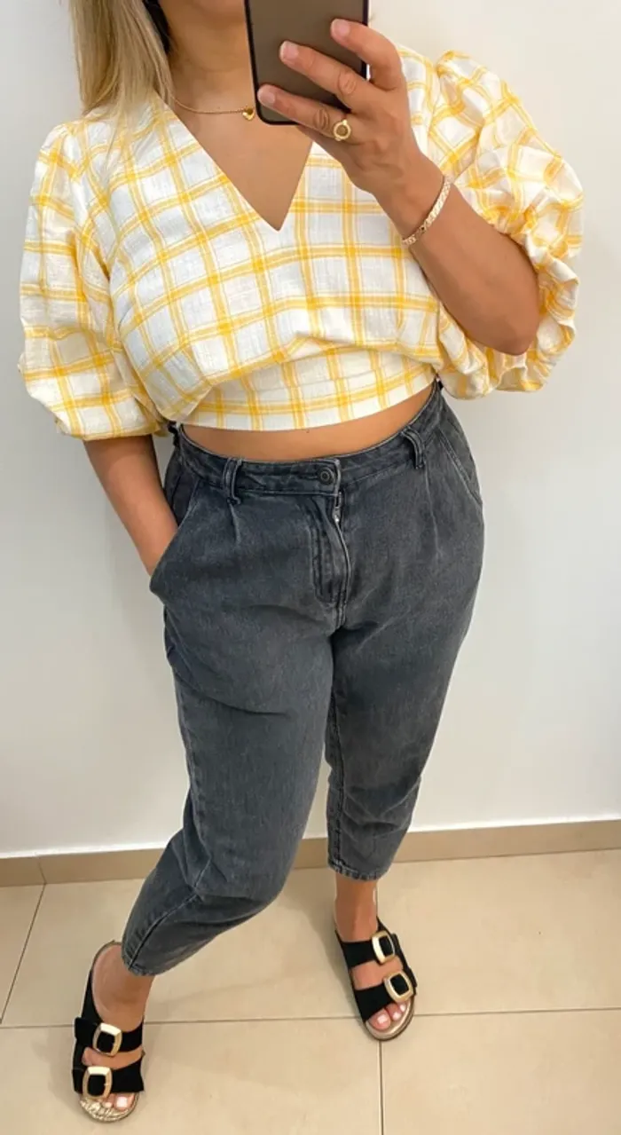 Blouse Courte Claudie Pierlot Imprimée - photo numéro 11