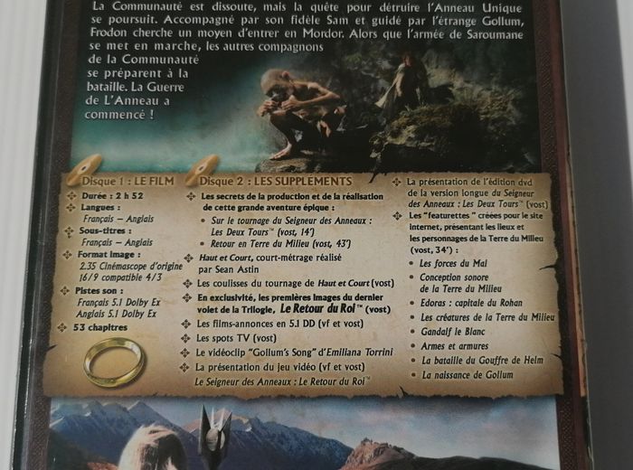 Dvd Le seigneur des anneaux Les deux tours. - photo numéro 6