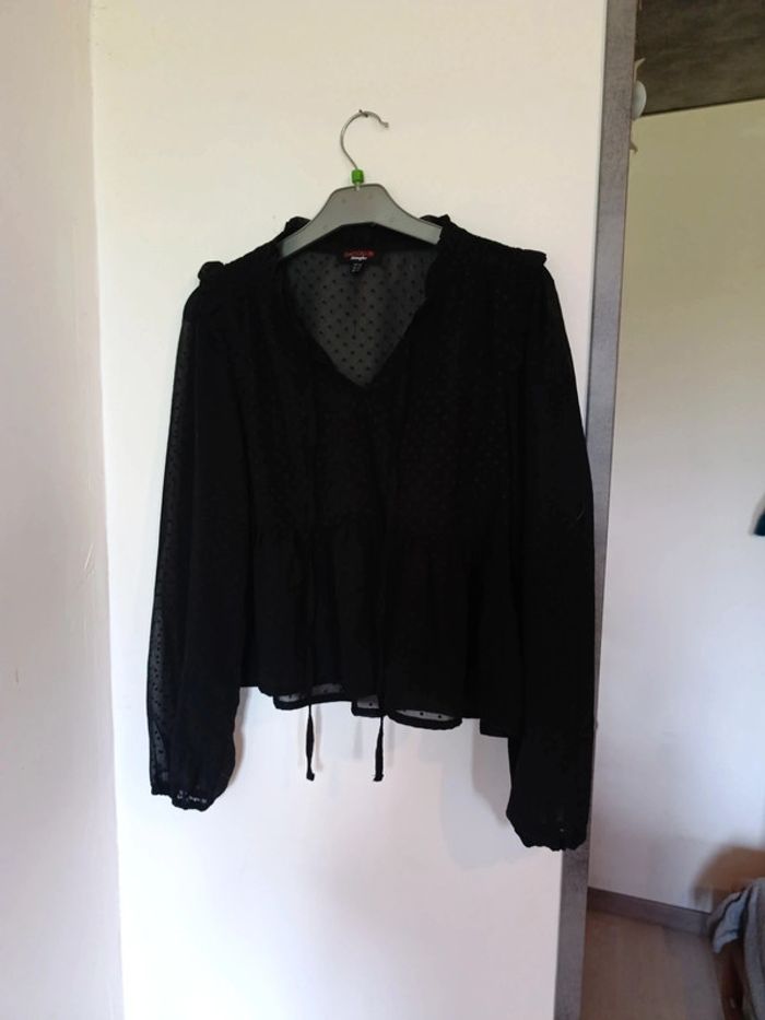 Haut manches longues transparent