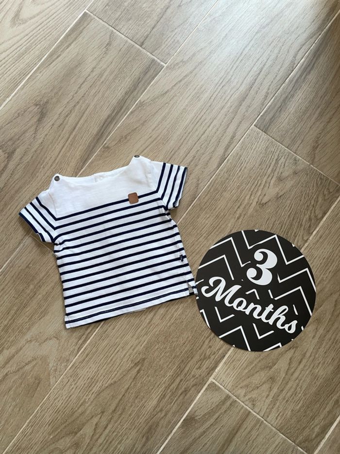 T-shirt manches courtes 3 mois