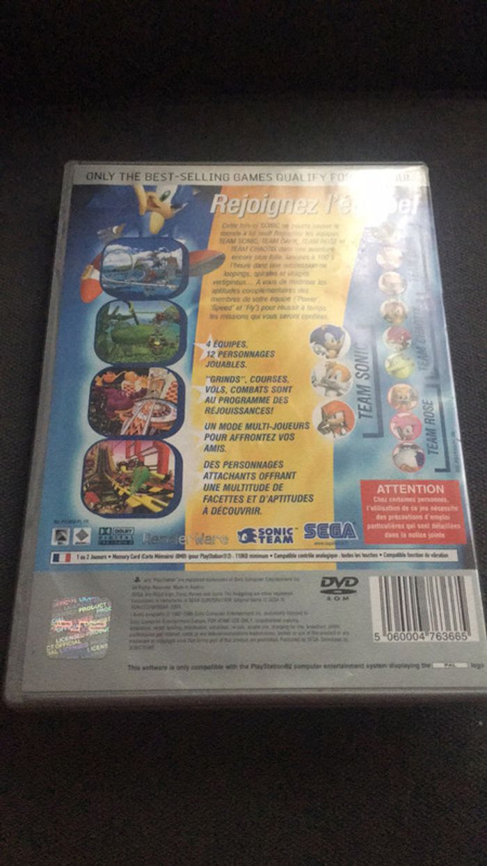 Sonic heroes playstation 2 - photo numéro 3