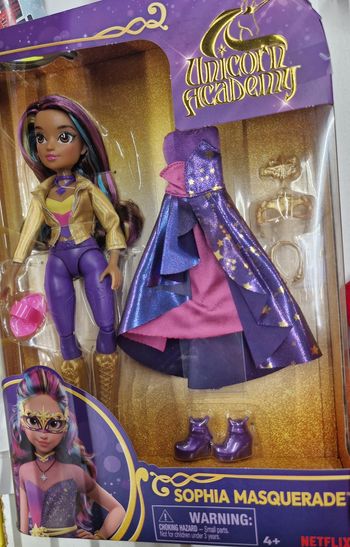 Poupée sophia masquerade de Unicorn academy
