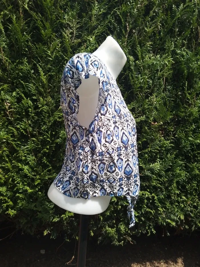 👕 Tunique fluide jennyfer 100% viscose - taille M -neuf sans étiquette - photo numéro 4