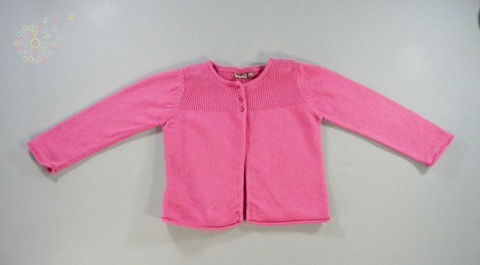 Gilet tricot rose Bout'Chou 24 mois 86 cm fille