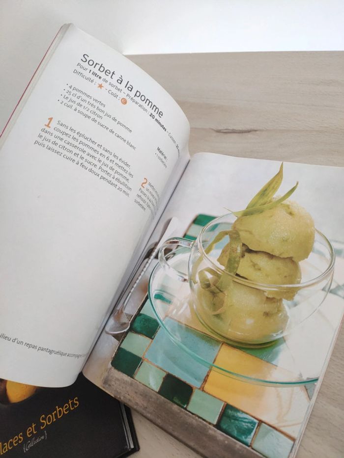 Lot 3 livres Glaces et sorbets hachette pratique - photo numéro 5