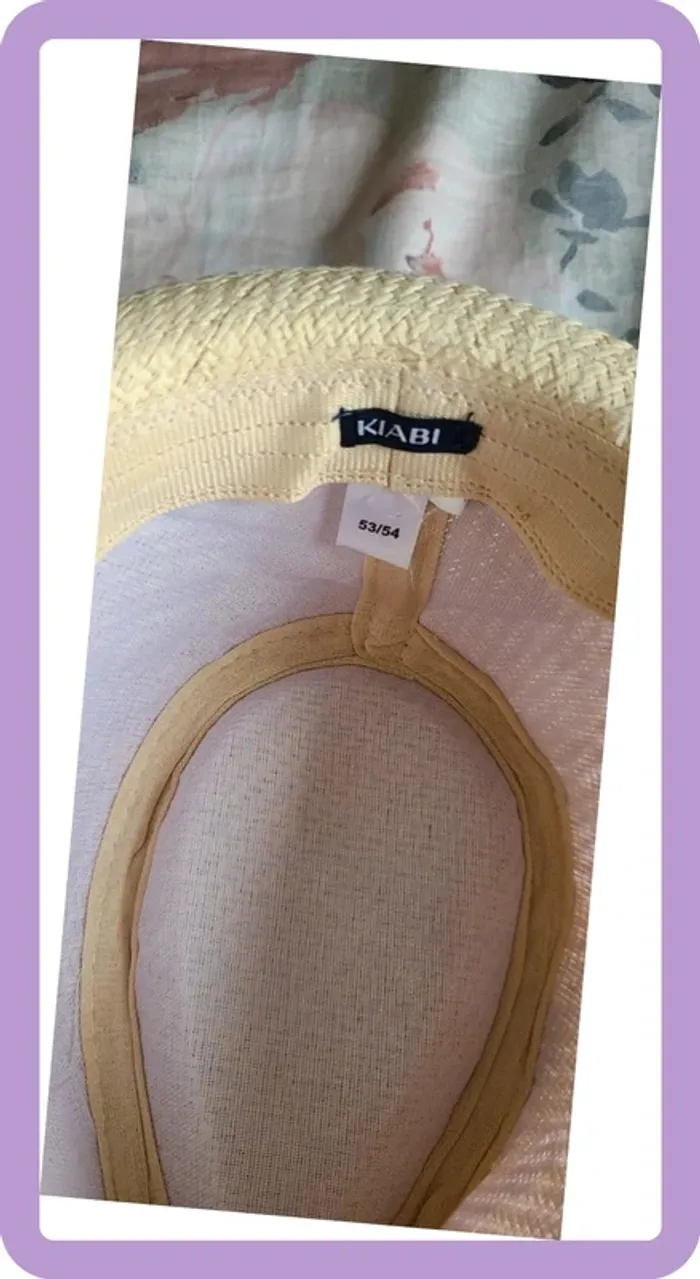 Chapeau borsolino taille 53/54, neuf - photo numéro 4