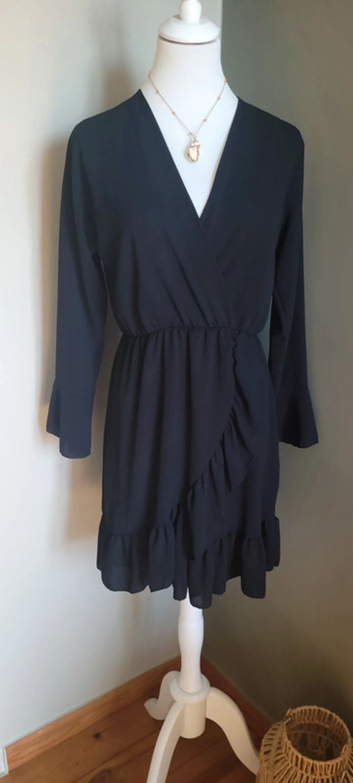 Jolie robe Vizie à volant Taille S Parfait état - photo numéro 2