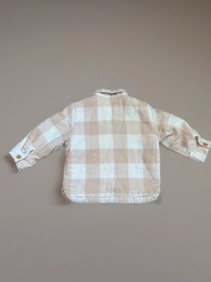 Veste fourrure à carreaux TAO - photo numéro 3